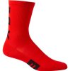 6  Flexair Merino Socken Fluorescent Red S/M